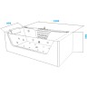 Акриловая ванна Ceruttispa 180x85 C-477-18A 9957 с гидромассажем