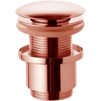 Донный клапан Remer 904CC2114RL click-clack Медь глянцевая