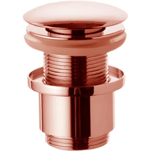 Донный клапан Remer 904CC2114RL click-clack Медь глянцевая