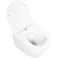 Унитаз BelBagno Tre BB8001CHR/SC подвесной с сиденьем Микролифт фаянс подвесной