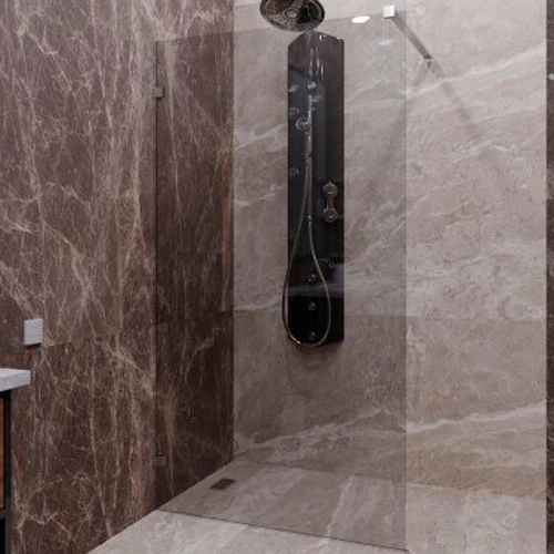 Душевая перегородка Radomir Walk-in G1 110 1-10-0-0-0-1900 профиль Хром стекло прозрачное