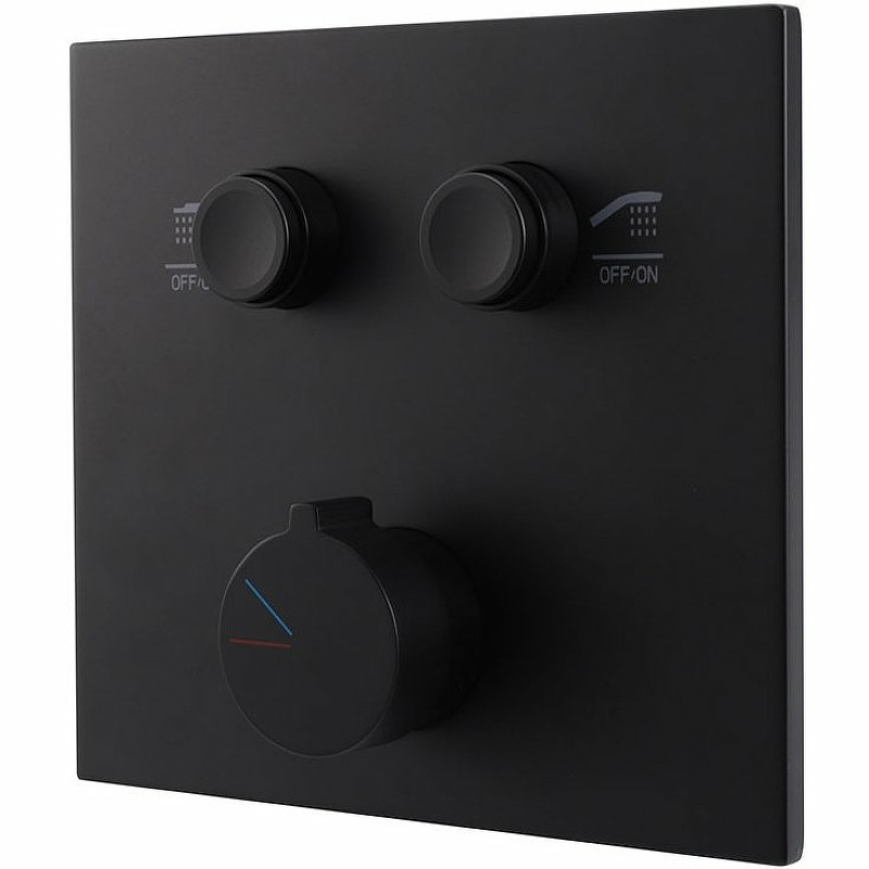 Смеситель для душа Vincea VSCV-421MB Черный матовый латунь встраиваемый