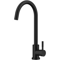 Смеситель для кухни Raiber Graceful RPB-012 Черный матовый латунь