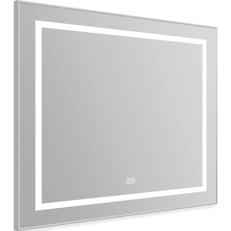 Зеркало BelBagno Kraft 88.5 SPC-KRAFT-885-785-TCH-WARM с подсветкой с подогревом Сатин с сенсорным выключателем стекло