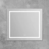 Зеркало BelBagno Kraft 88.5 SPC-KRAFT-885-785-TCH-WARM с подсветкой с подогревом Сатин с сенсорным выключателем стекло