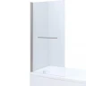 Шторка на ванну Allen Brau Priority 80 3.31024.BA профиль Серебро браш стекло прозрачное