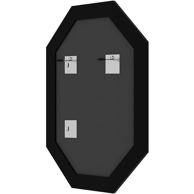 Зеркало Evoform Polygon 86х66 BY 7299 в багетной раме - Красная волна 89 мм стекло