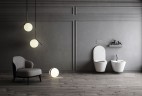 Унитаз Boheme Avva 972-W подвесной Белый глянец без сиденья фарфор подвесной