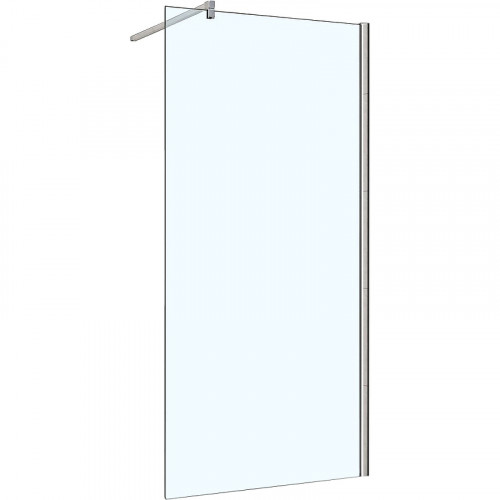 Душевая перегородка WeltWasser WW400 G-1 80 10000002937 профиль Хром стекло прозрачное