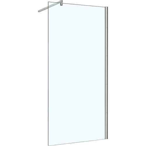 Душевая перегородка WeltWasser WW400 G-1 80 10000002937 профиль Хром стекло прозрачное