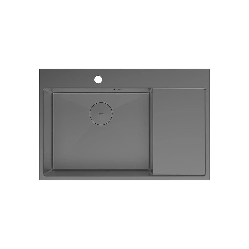Кухонная мойка Lemark Kezadra 780L 9936151 цвет Графит