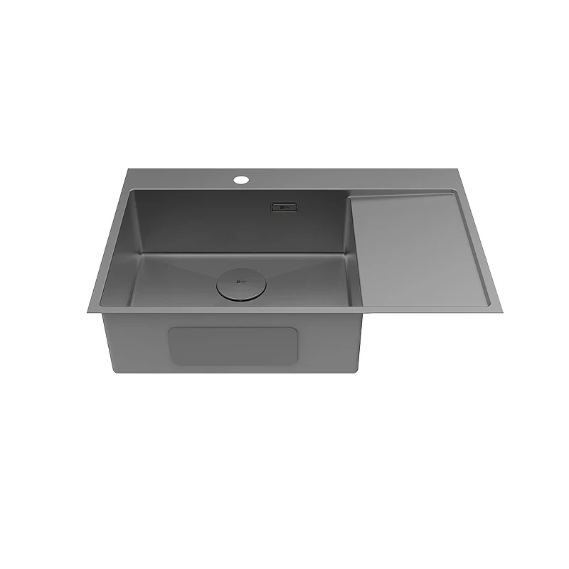 Кухонная мойка Lemark Kezadra 780L 9936151 цвет Графит