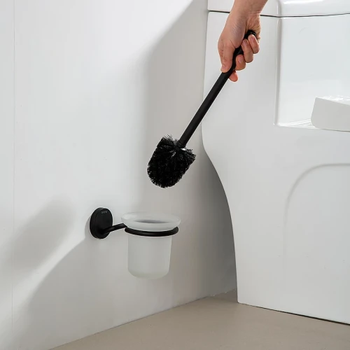 Ершик для унитаза Gappo G30710-6 цвет Черный матовый