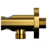 Душевая система Whitecross Y gold YSET11TOPGL с термостатом Золото латунь встраиваемый