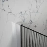 Душевая перегородка Azario Walk-in 100 AZ-251-100-MB-CRF профиль Черный матовый стекло рифленое