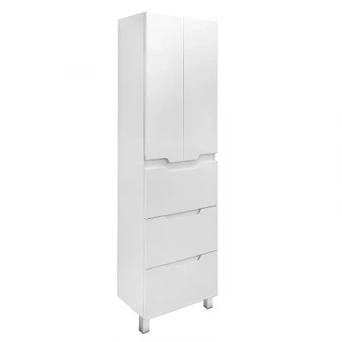 Шкаф пенал Azario Kantri 50 CS00097265 цвет Белый глянец