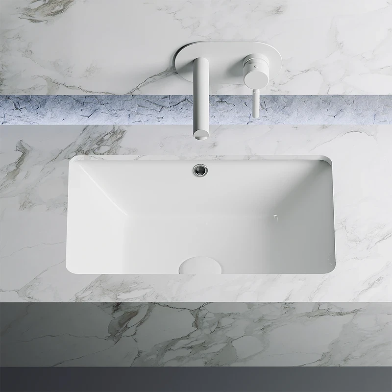 Раковина Ceramicanova Element 55 CN6045 Белая фарфор встраиваемый