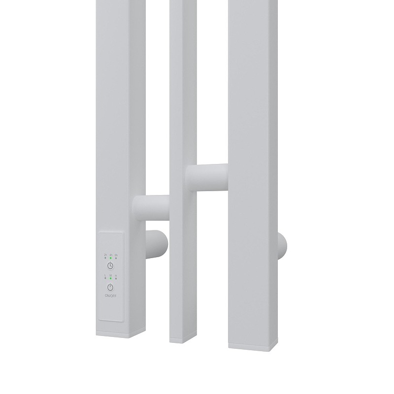 Электрический полотенцесушитель Point Фрея PN20718W П2 100x800 диммер слева Белый