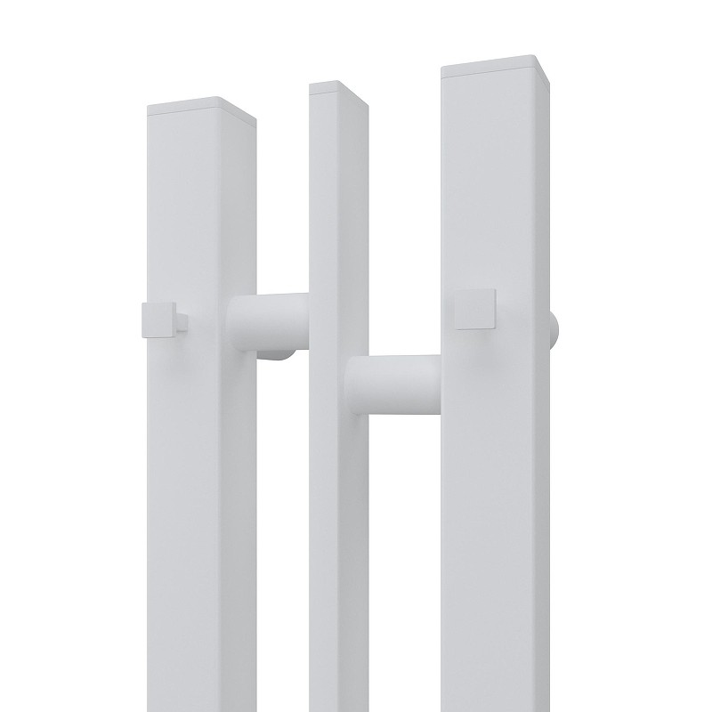 Электрический полотенцесушитель Point Фрея PN20718W П2 100x800 диммер слева Белый