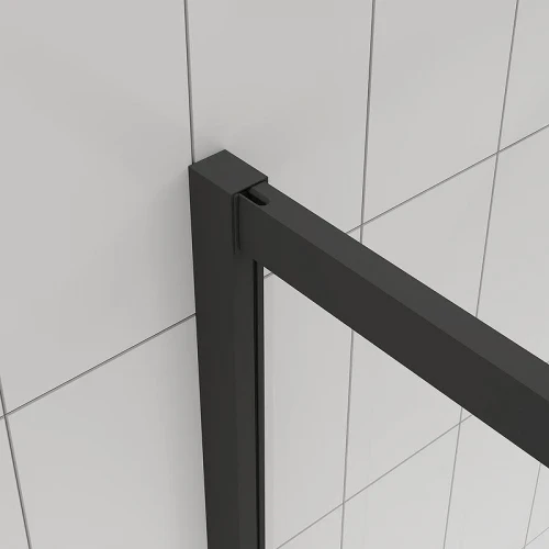 Душевой уголок Veconi Evo 300 B 80х80 E3-B-8080-12-C9 профиль Черный матовый стекло тонированное матовое