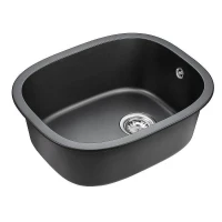 Кухонная мойка Emar Quartz 56 EMQ-1560.P цвет Оникс