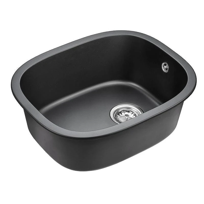Кухонная мойка Emar Quartz 56 EMQ-1560.P цвет Оникс