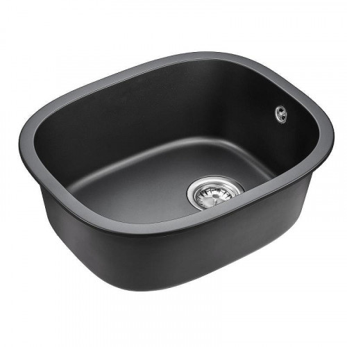 Кухонная мойка Emar Quartz 56 EMQ-1560.P цвет Оникс
