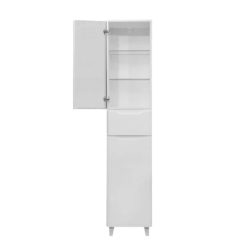 Шкаф пенал Azario Лотос 40 L CS00106437 цвет Белый