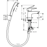 Смеситель для раковины Hansgrohe Talis E 71729000 Хром латунь