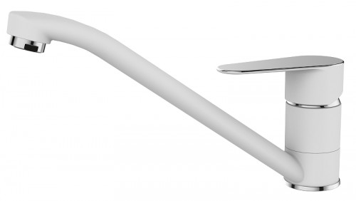 Смеситель для кухни Voda Snow white SW 05 W цвет Хром Белый