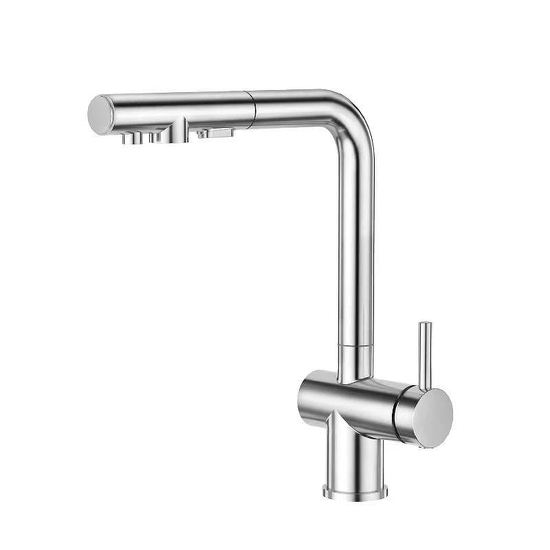 Смеситель для кухни Emar Steel ЕСВ 7020 цвет Хром