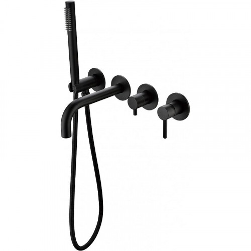 Смеситель для ванны Grocenberg GB5070BL Черный матовый