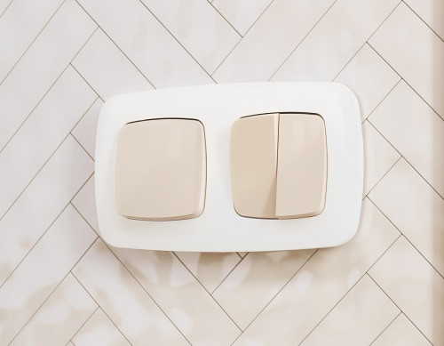 Клавиша для выключателя одноклавишного Ambrella Volt OMEGA OP3010