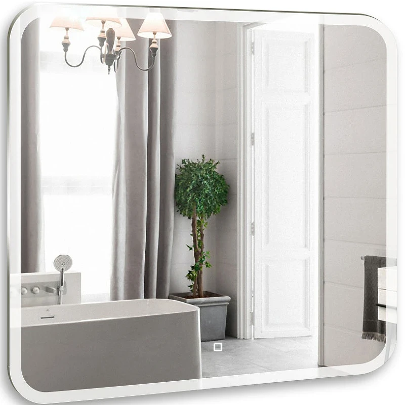 Зеркало Silver Mirrors Stiv-Lite 70 LED-00002575 с подсветкой с сенсорным выключателем и диммером стекло