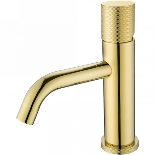 Смеситель для раковины Boheme Stick 121-GG.2 Золото латунь