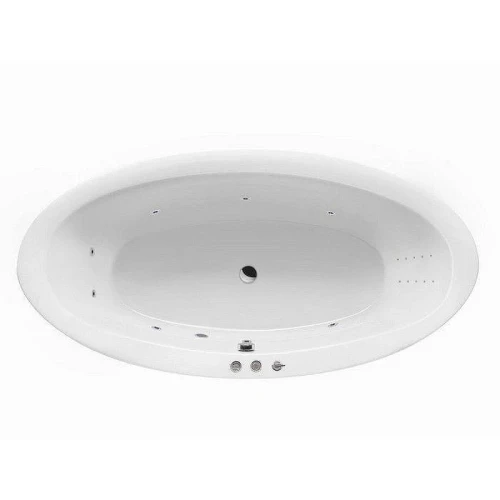 Акриловая ванна Excellent Lumina 190x95 WAEX.LUM19.SMARTNANO.CR цвет Белый с гидромассажем форсунки Хром