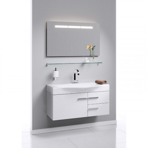 Зеркальный шкаф Aqwella Корсика 60 Kor.04.06 Белый стекло