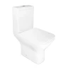 Унитаз компакт Azario Iris AZ-8353 цвет Белый с бачком и сиденьем Микролифт