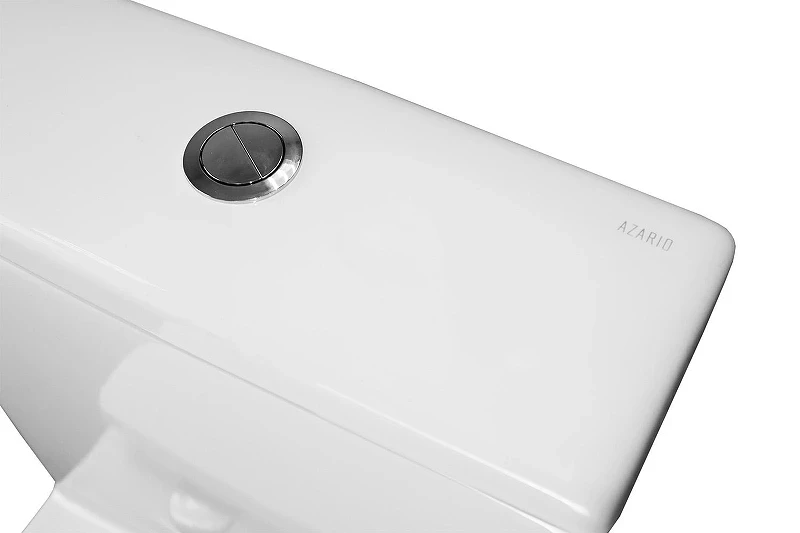 Унитаз компакт Azario Iris AZ-8353 цвет Белый с бачком и сиденьем Микролифт