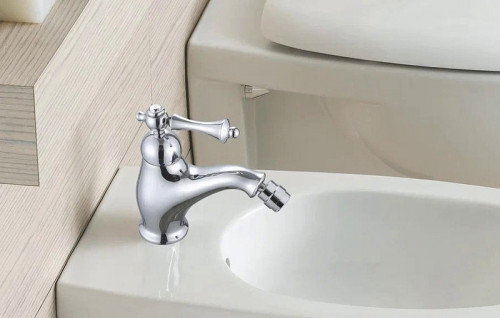 Смеситель для биде Rose R0107 цвет Хром