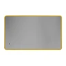Зеркало Art&Max Siena S 60 AM-SieS-600-1000-DS-F-Gold с подсветкой цвет Золото с бесконтактным выключателем