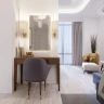 Зеркало Art&Max Siena S 60 AM-SieS-600-1000-DS-F-Gold с подсветкой цвет Золото с бесконтактным выключателем