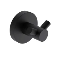 Двойной крючок AQUAme Trento AQM7202MB цвет Черный матовый