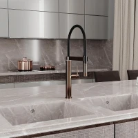 Смеситель для кухни WasserKRAFT A8897 цвет Розовое золото
