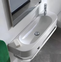 Раковина Globo Forty3 70 R SCT70.BI*1dx Белая фарфор подвесная