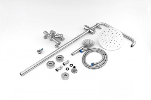 Душевая система Knotlor Streamline SS-06/1 цвет Матовая сталь