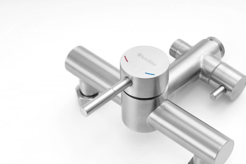 Душевая система Knotlor Streamline SS-06/1 цвет Матовая сталь