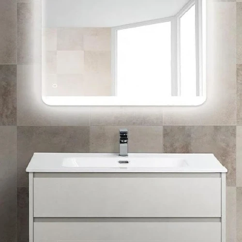 Тумба с раковиной BelBagno Kraft 100 KRAFT-1000-2C-SO-BO+100 BB1000ETL подвесная Bianco Opaco
