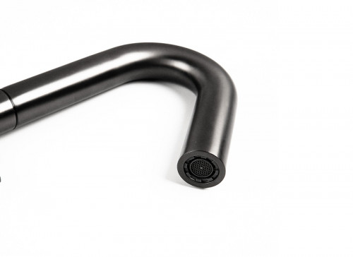 Смеситель для раковины Knotlor Elixir SS-31/GM цвет Вороненая сталь