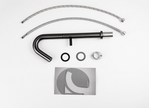 Смеситель для раковины Knotlor Elixir SS-31/GM цвет Вороненая сталь